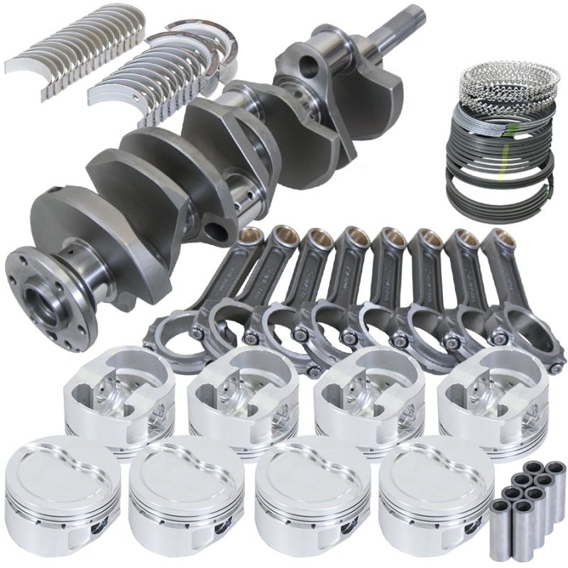 Eagle Ford FE 4.125in Crank 6.700in I-Beam Rods Forged 4032 -14cc 4.100in Pistons Rotating Assembly