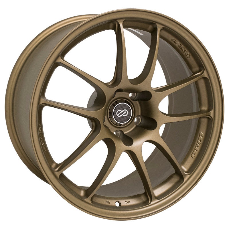 Enkei PF01 18×9.5 5×114.3 15mm Offset 75mm Bore Titanium Gold Wheel (MOQ 40)