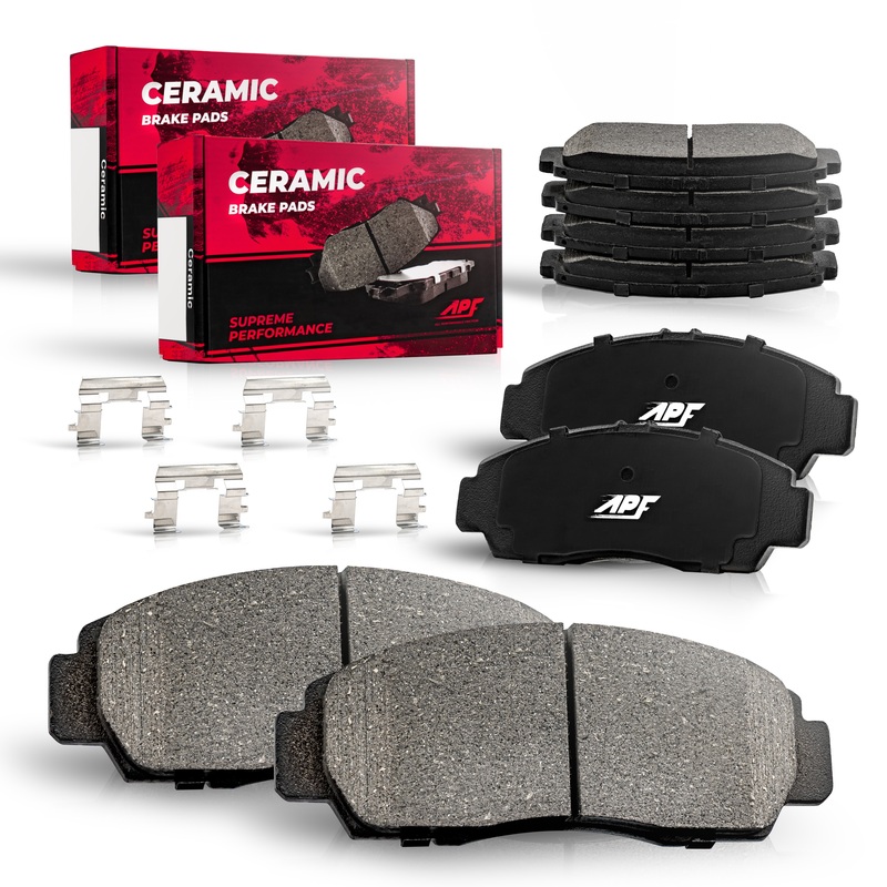 APF Full Ceramic Carbon Fiber Brake Pads Set for 1998-2002 Ford Ranger