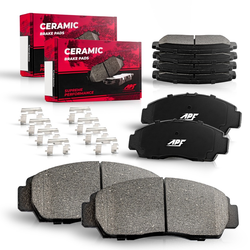 APF Full Ceramic Carbon Fiber Brake Pads Set for 2015-2020 Chevrolet Suburban