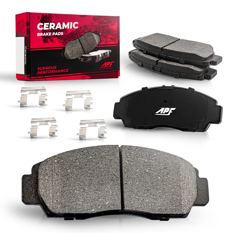 APF Rear Ceramic Carbon Fiber Brake Pads for 2007-2009 Hyundai Santa Fe