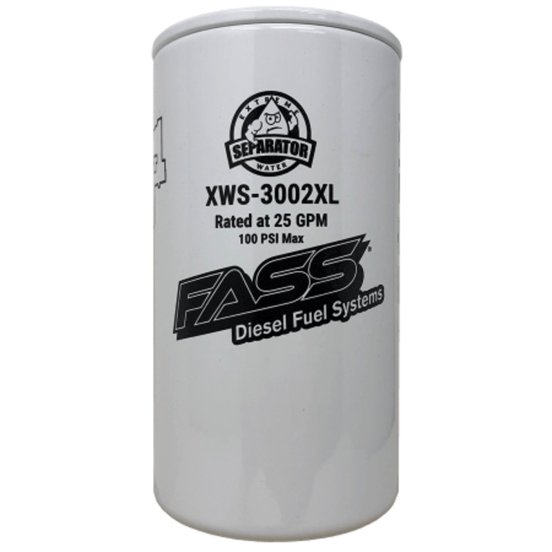 FASS Fuel Systems Extended Length Extreme Water Separator Filter (XWS3002XL)