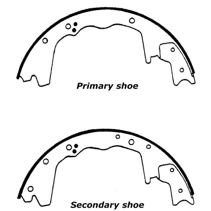 Porterfield Brake Shoes for 1997 FORD F350 1 Ton 4WD DRW  3 1/2