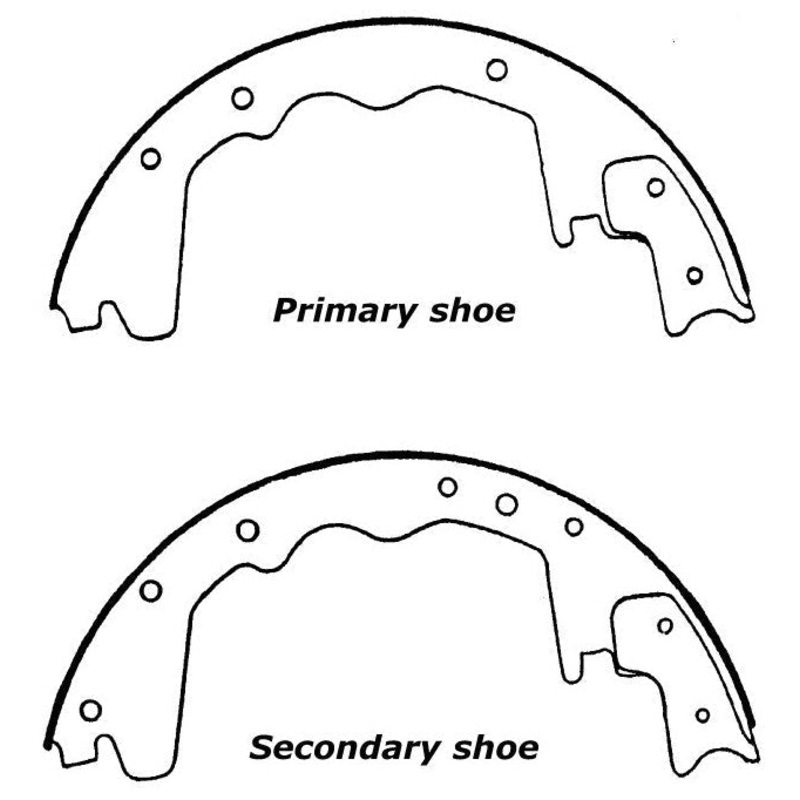 Porterfield Brake Shoes for 1999 FORD F250 3/4 TON 4WD Rear Drum 7 Lug