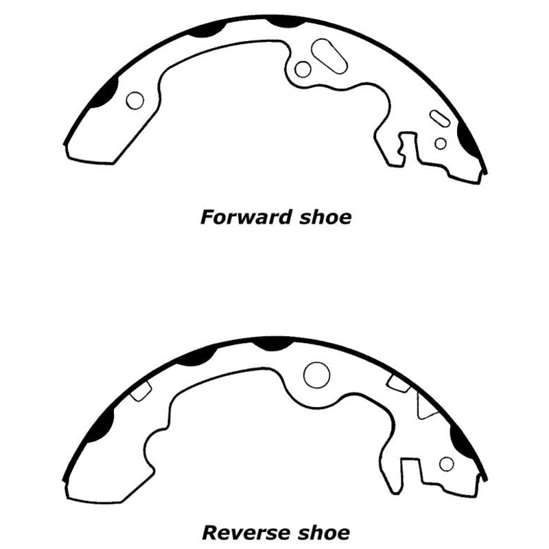 Porterfield Brake Shoes for 2000 FORD FOCUS