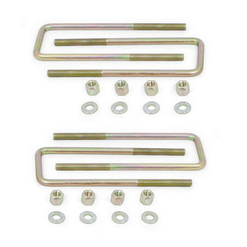 MaxTrac Rear U-Bolts for 1in/1.5in Lift Blocks – 8.75in x 2.622in x 9/16in – Set of 4
