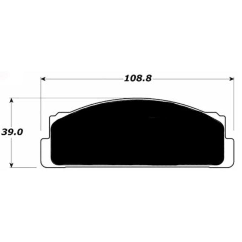 Porterfield Brake Pads for 1985 FIAT X 1/9