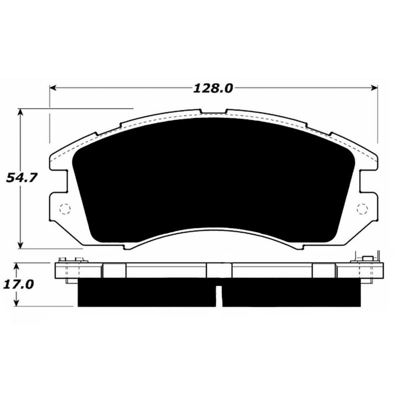Porterfield Brake Pads for 1995 SUBARU IMPREZA COUPE LX