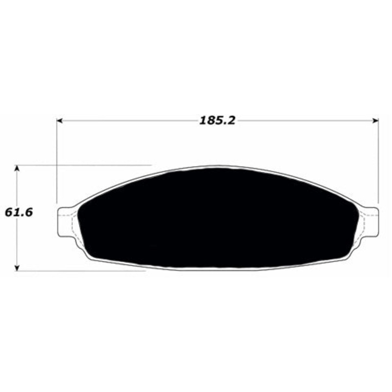 Porterfield Brake Pads for 2003 FORD CROWN VICTORIA Police