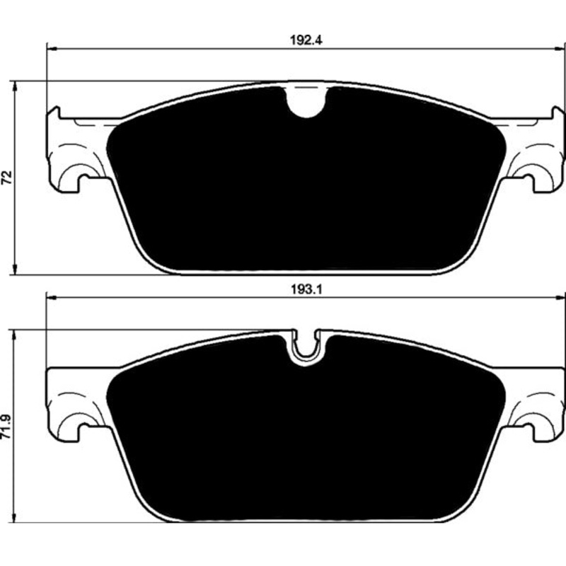 Porterfield Brake Pads for 2014 MERCEDES-BENZ GL350 Bluetec w/AMG perf pkg