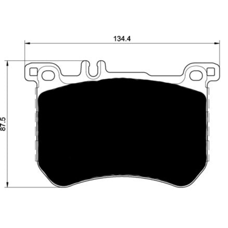 Porterfield Brake Pads for 2014 MERCEDES-BENZ SL550