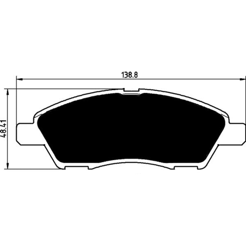 Porterfield Brake Pads for 2014 NISSAN Versa Note
