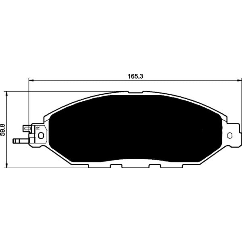 Porterfield Brake Pads for 2015 INFINITI QX60