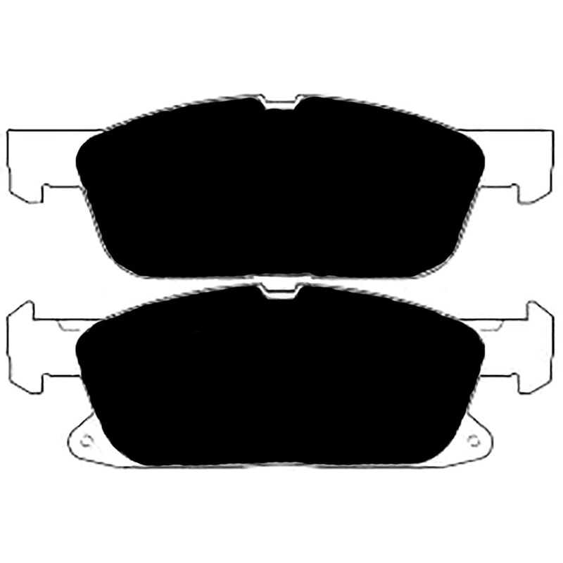 Porterfield Brake Pads for 2016 LINCOLN MK X