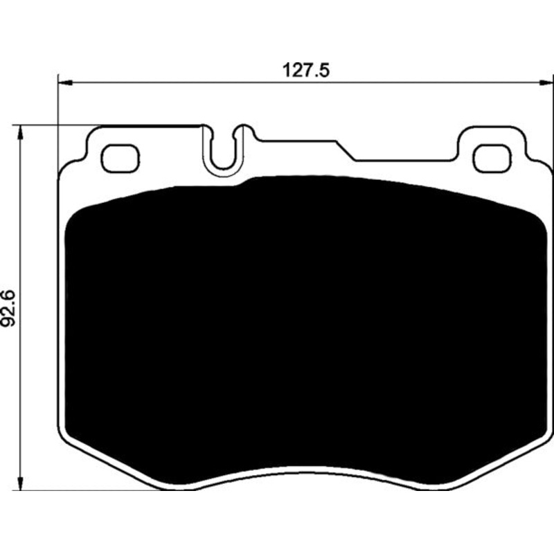 Porterfield Brake Pads for 2016 MERCEDES-BENZ GLC300