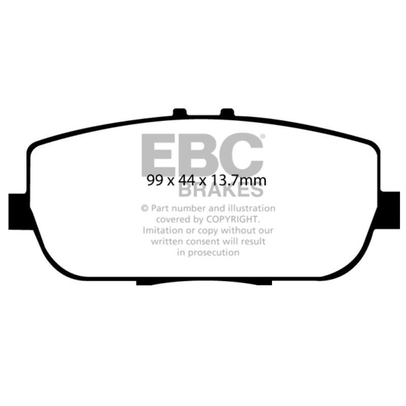 EBC 06-15 Mazda Miata MX5 2.0 Greenstuff Rear Brake Pads