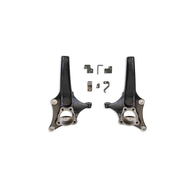 MaxTrac 19-20 GM C1500 2WD 3.5in Front Lift Spindles w/Extended DOT Compliant Brake Lines