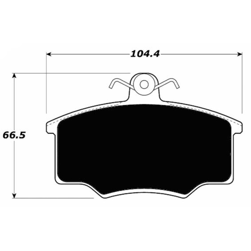 Porterfield Brake Pads for 1979 AUDI 4000