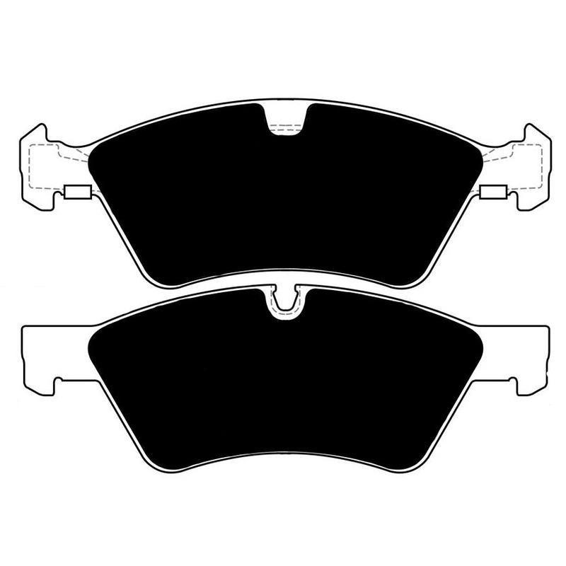 Porterfield Brake Pads for 2008 MERCEDES-BENZ ML320 CDI/BlueTEC