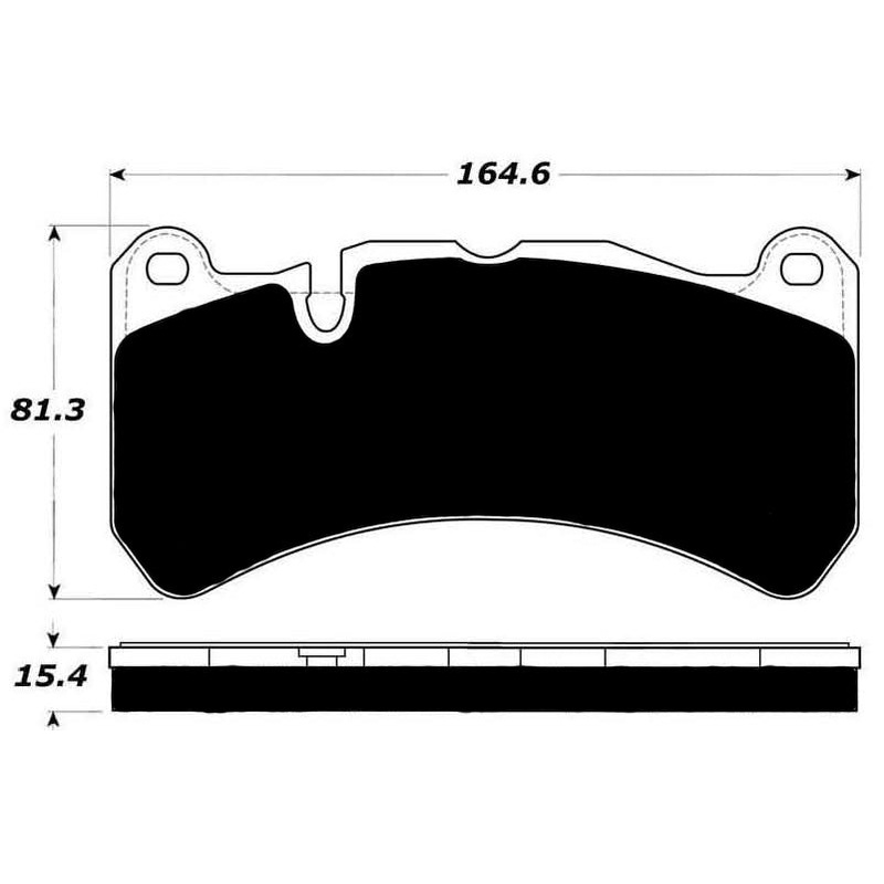 Porterfield Brake Pads for 2008 MERCEDES-BENZ SLK55 AMG
