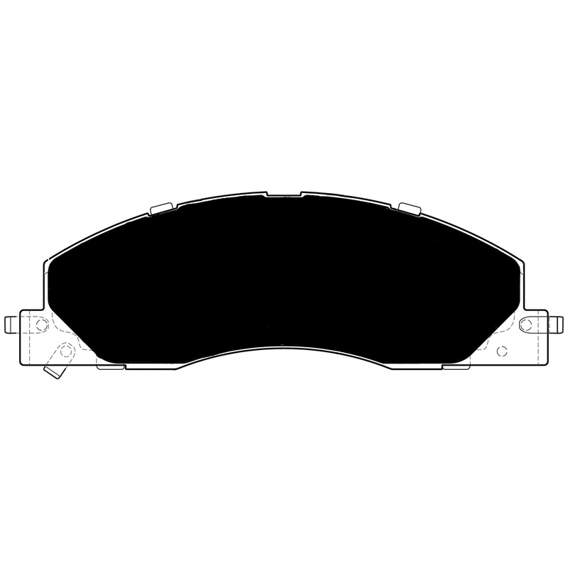 Porterfield Brake Pads for 2012 DODGE RAM 3500 2WD