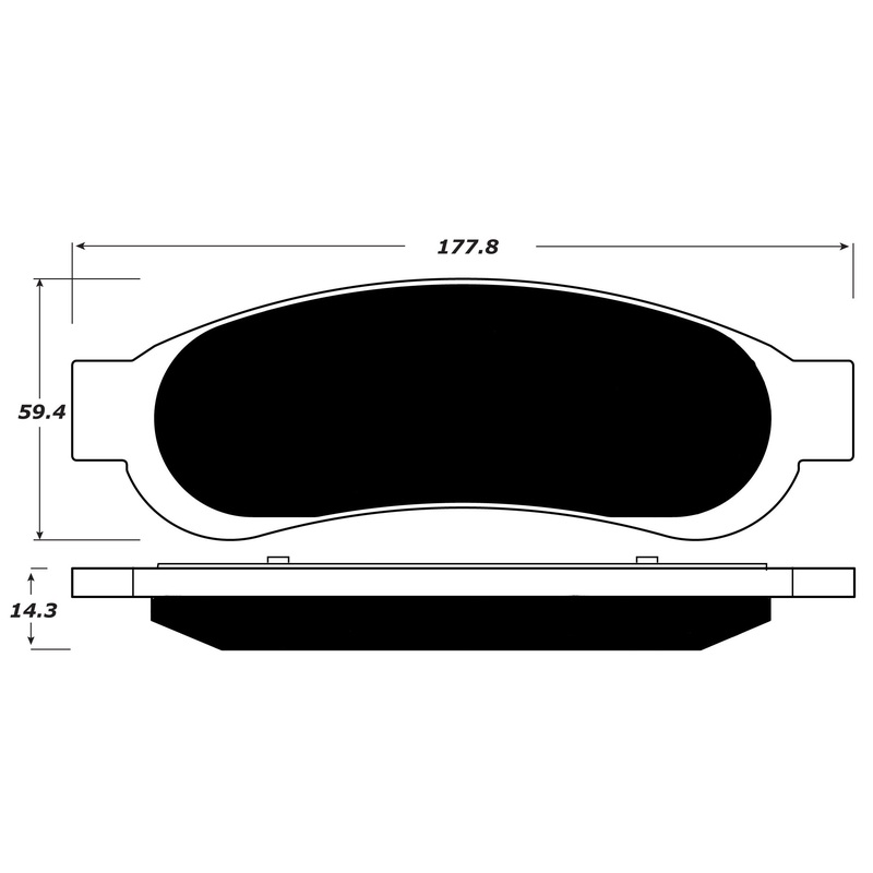 Porterfield Brake Pads for 2012 FORD F350 1 Ton 4WD DRW
