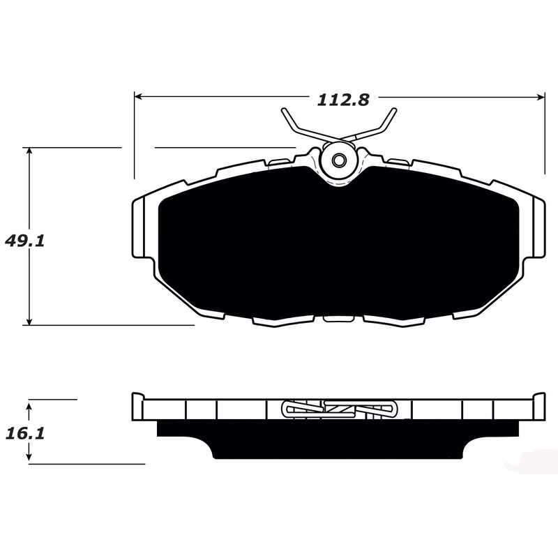 Porterfield Brake Pads for 2012 FORD MUSTANG w/Perf. Brake Pkg.