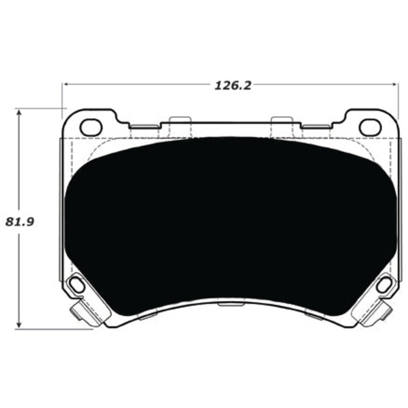 Porterfield Brake Pads for 2012 HYUNDAI GENESIS SEDAN R Spec 5.0L V8