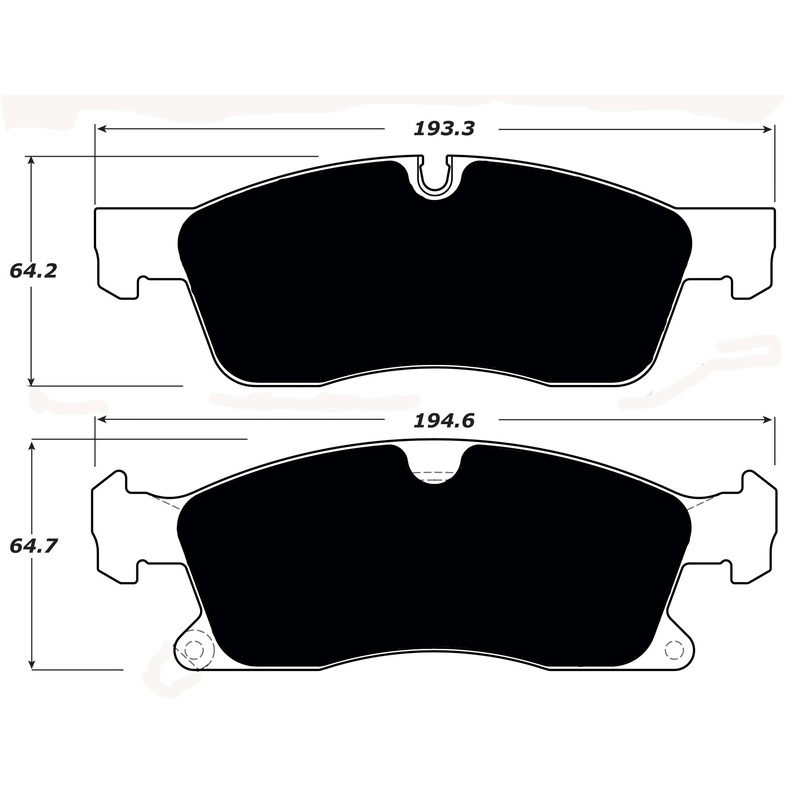 Porterfield Brake Pads for 2012 JEEP GRAND CHEROKEE