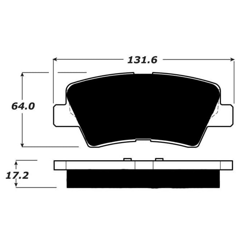 Porterfield Brake Pads for 2013 KIA OPTIMA LX
