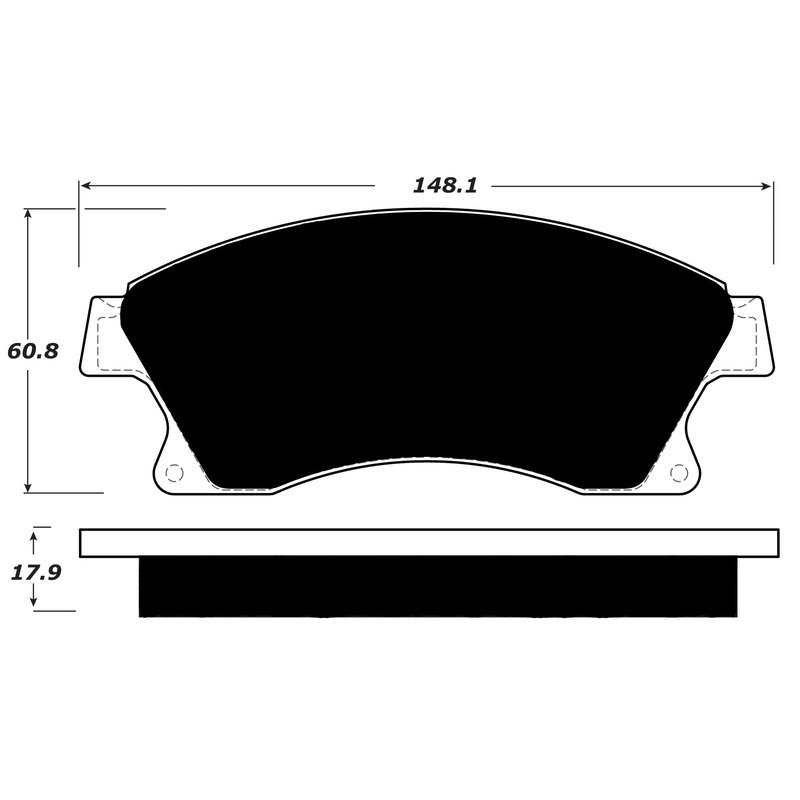 Porterfield Brake Pads for 2014 CHEVROLET CRUZE