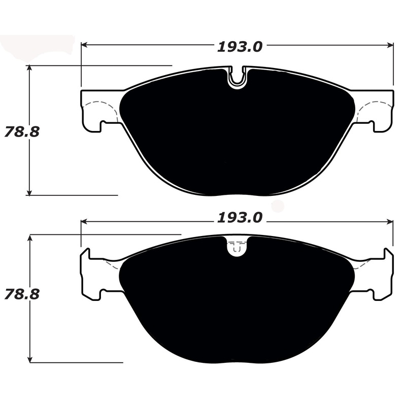 Porterfield Brake Pads for 2014 JAGUAR XJ/XJL 5.0L Supercharged