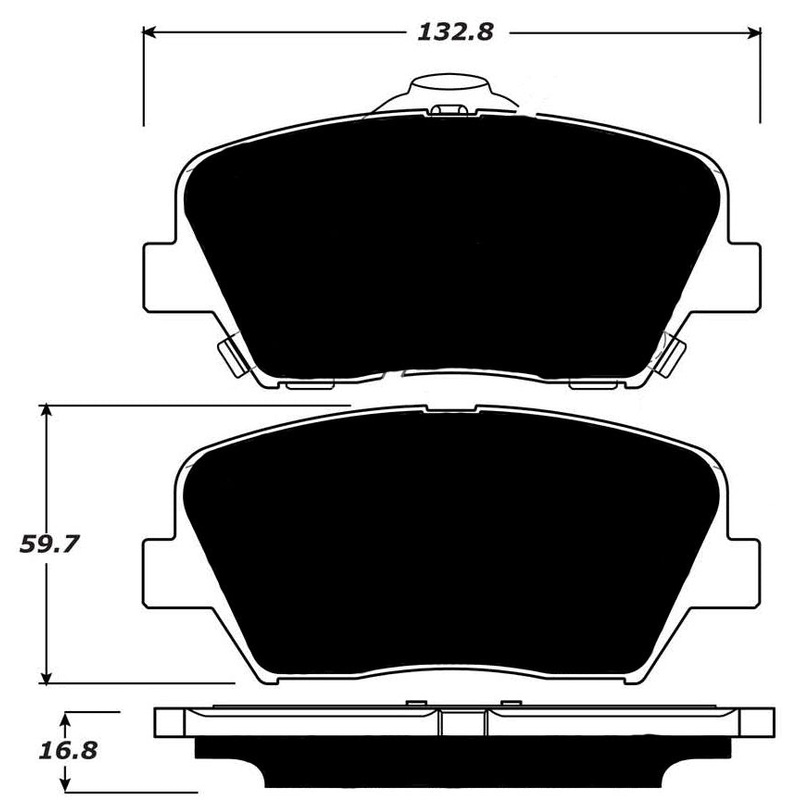 Porterfield Brake Pads for 2014 KIA SORENTO