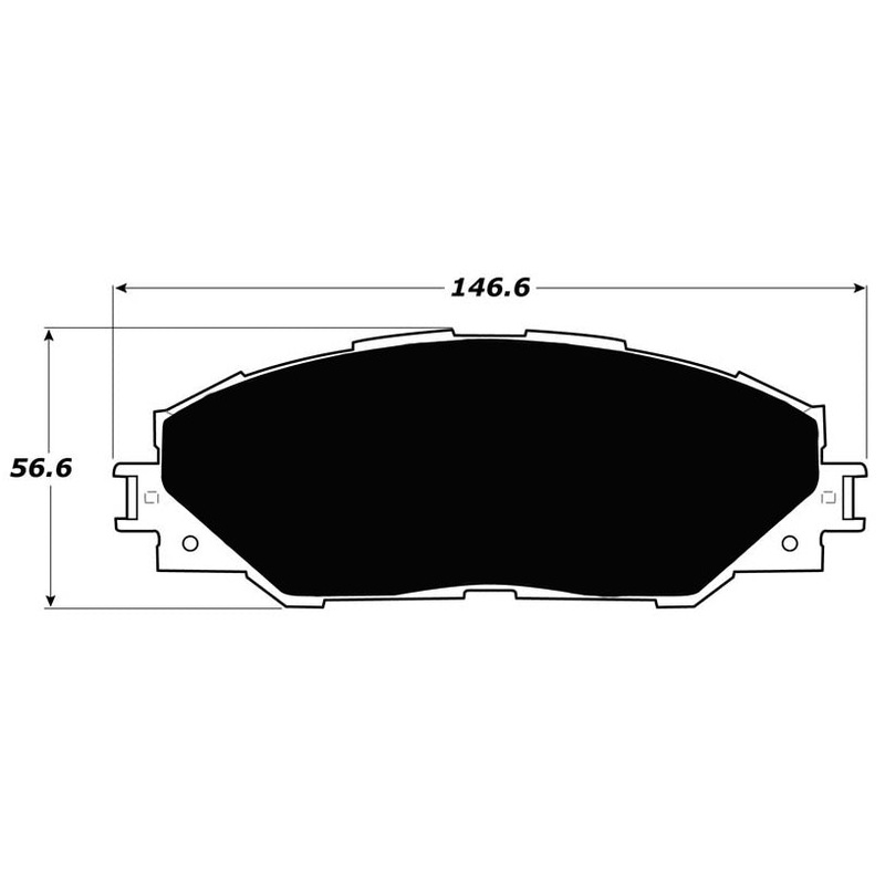Porterfield Brake Pads for 2014 TOYOTA RAV 4 EV