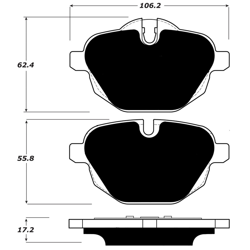 Porterfield Brake Pads for 2015 BMW i8