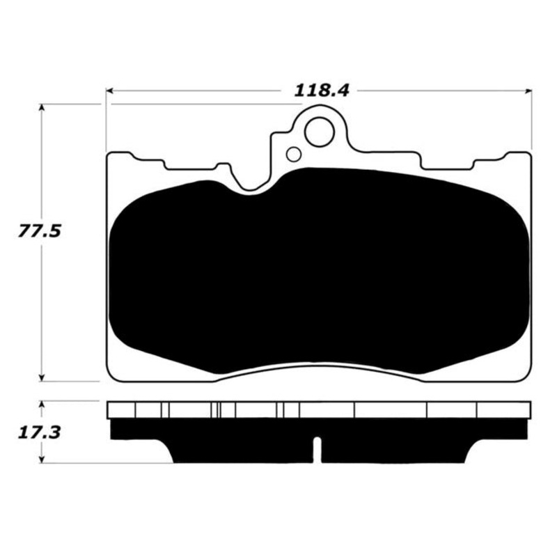 Porterfield Brake Pads for 2015 LEXUS RC200T