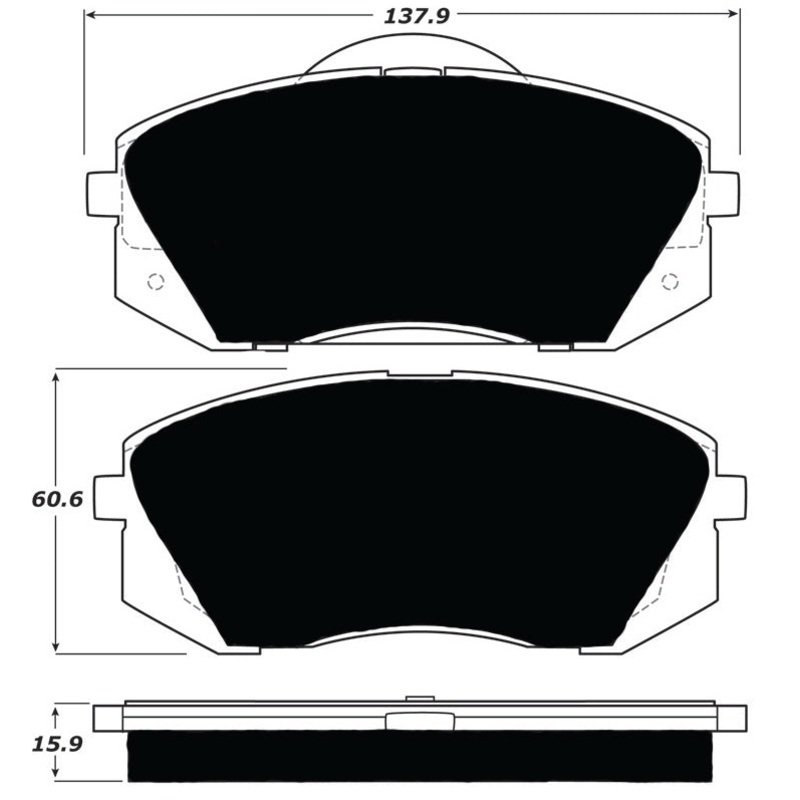 Porterfield Brake Pads for 2016 HYUNDAI TUCSON FWD