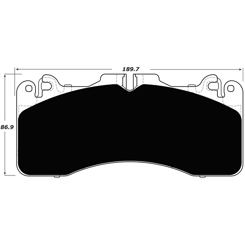 Porterfield Brake Pads for 2016 LEXUS RC-F