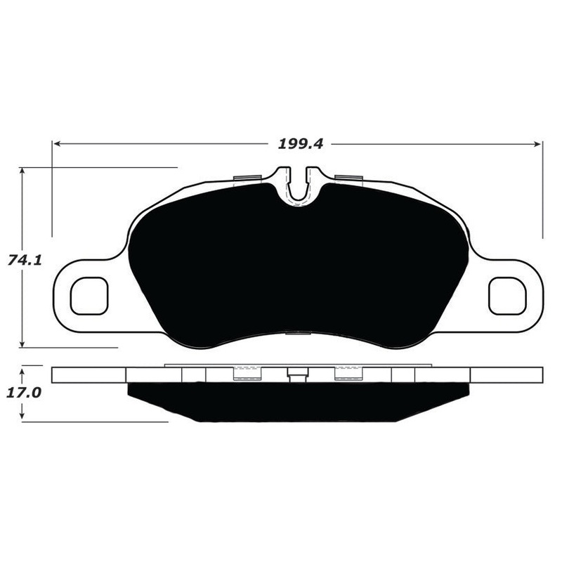 Porterfield Brake Pads for 2016 PORSCHE BOXSTER S