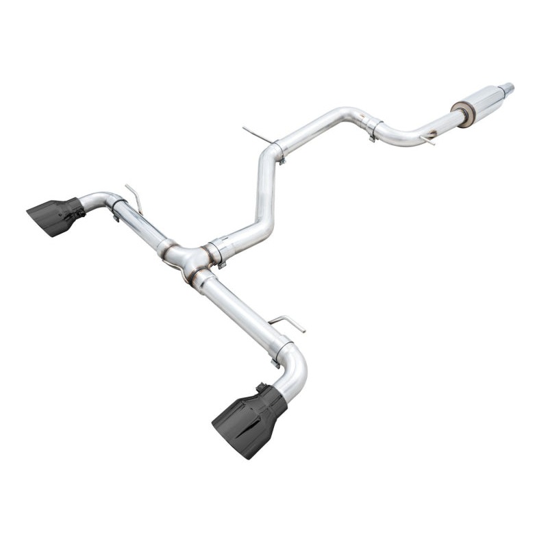 AWE 2022 VW GTI MK8  Track Edition Exhaust – Diamond Black Tips