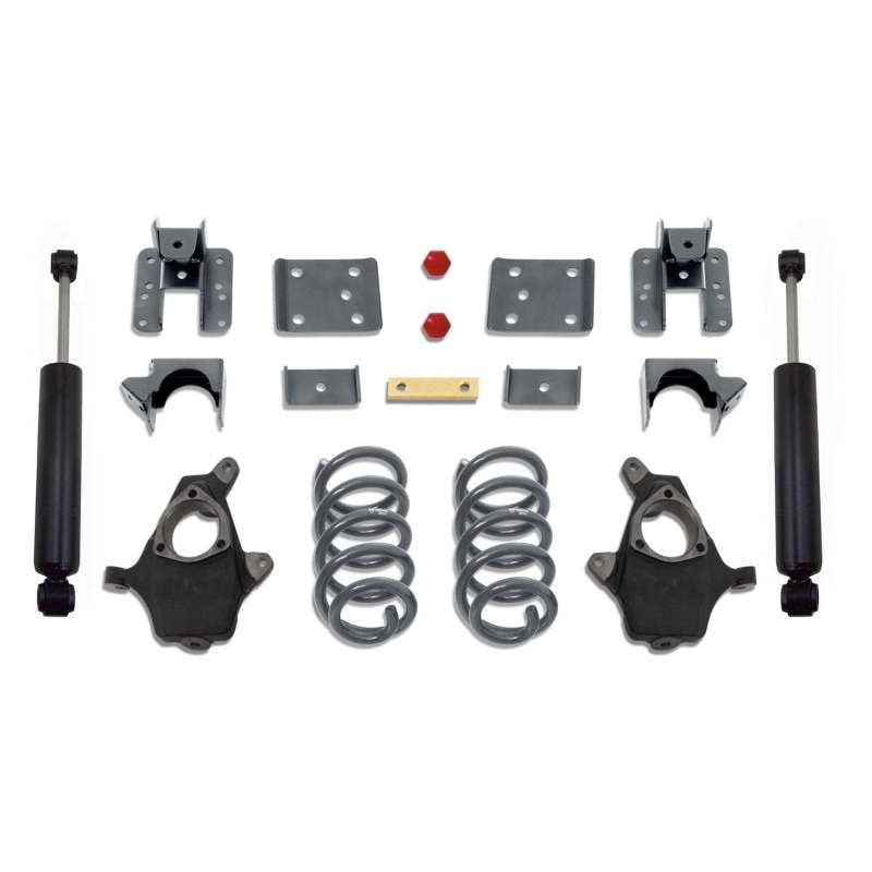 MaxTrac 14-16 GM C/K1500 2WD/4WD Extended/Crew Cab w/Cast Steel Susp. 4in/6in Lowering Kit