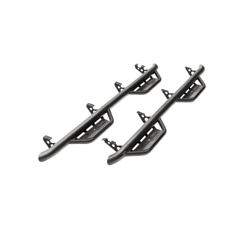 N-Fab Podium LG 2019 Dodge Ram 2500/3500 Crew Cab All Beds Gas/Diesel – Tex. Black – 3in