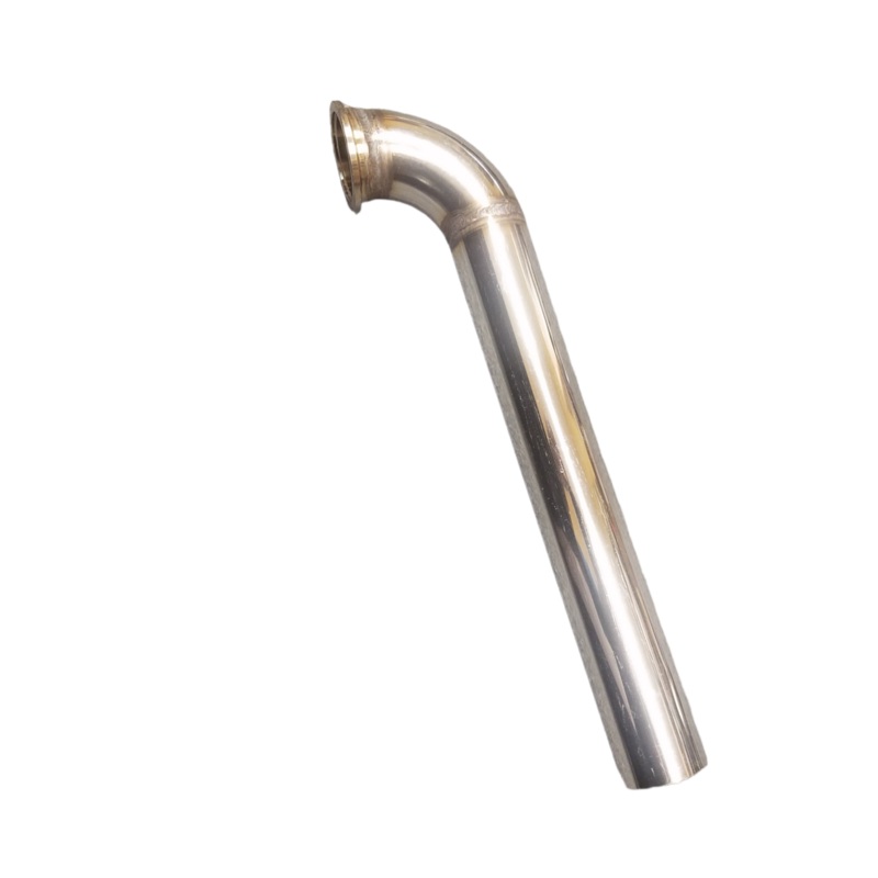 44mm V Band Universal Downpipe Dump Tube Screamer Pipe 90 Degree 15″