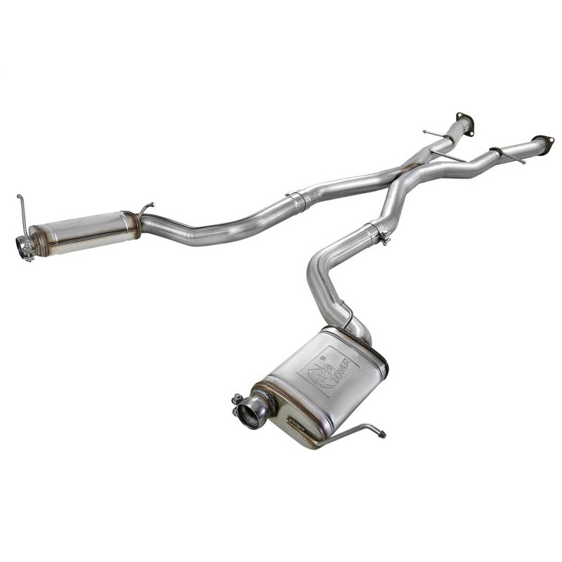 aFe MACHForce XP Cat-Back Exhaust Stainless No Tips 12-15 Jeep Grand Cherokee SRT/SRT-8 V8 Hemi 6.4L