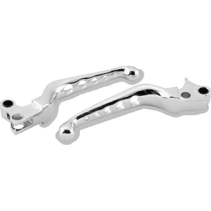 Bikers Choice 96-16 BigTwin 96-03 XL Chrome O Series Holed Lever Set Cable Clutch Only