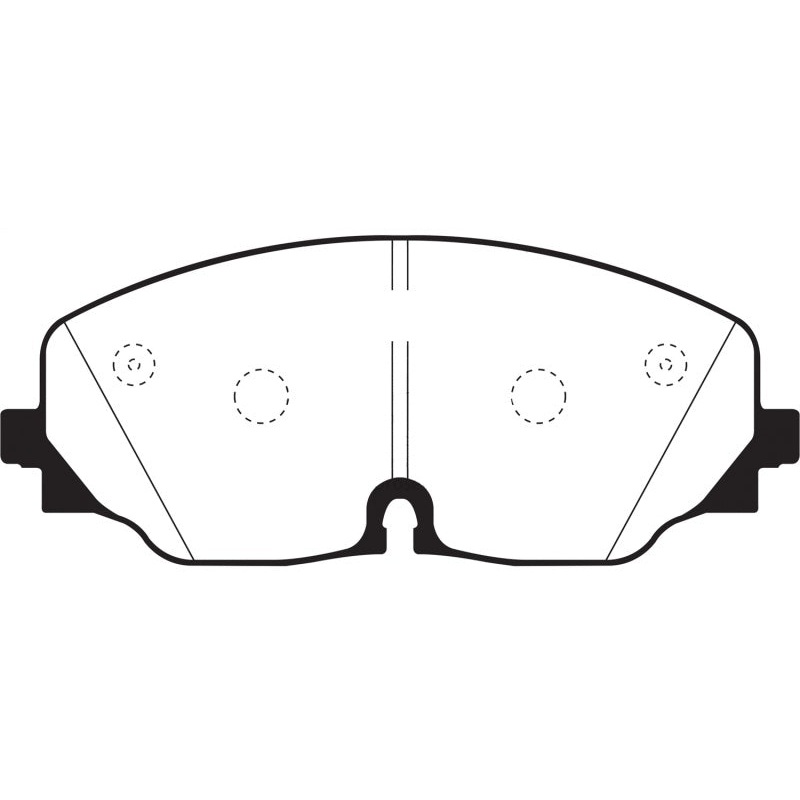 EBC 2017+ Volkswagen Atlas 2.0L Turbo Yellowstuff Front Brake Pads