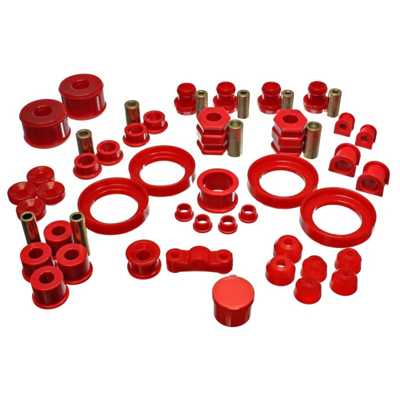 Energy Suspension 99-00 Honda Civic Si Red Hyper-Flex Master Bushing Set
