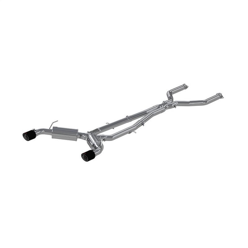 MBRP 16-19 Infiniti Q50 3.0L FWD/AWD 3in Cat Back w/ 4.5in OD Carbon Fiber Tips – T304