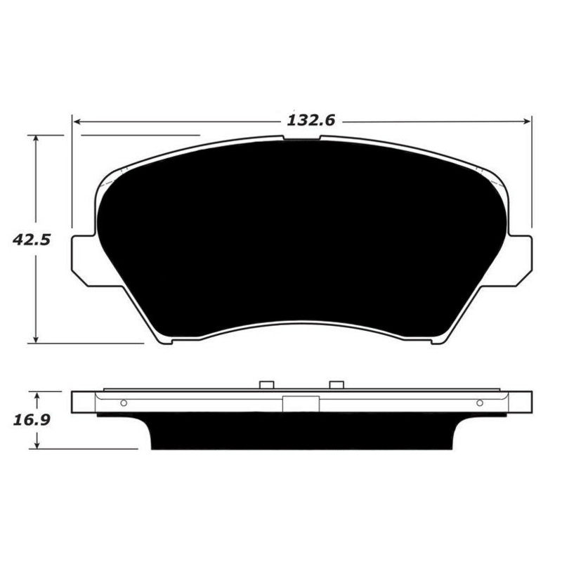 Porterfield Brake Pads for 2012 HYUNDAI VELOSTER-Non Turbo