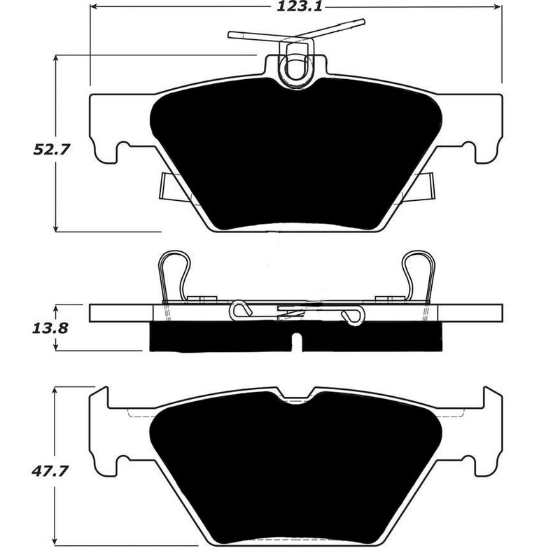 Porterfield Brake Pads for 2016 SUBARU LEGACY SEDAN